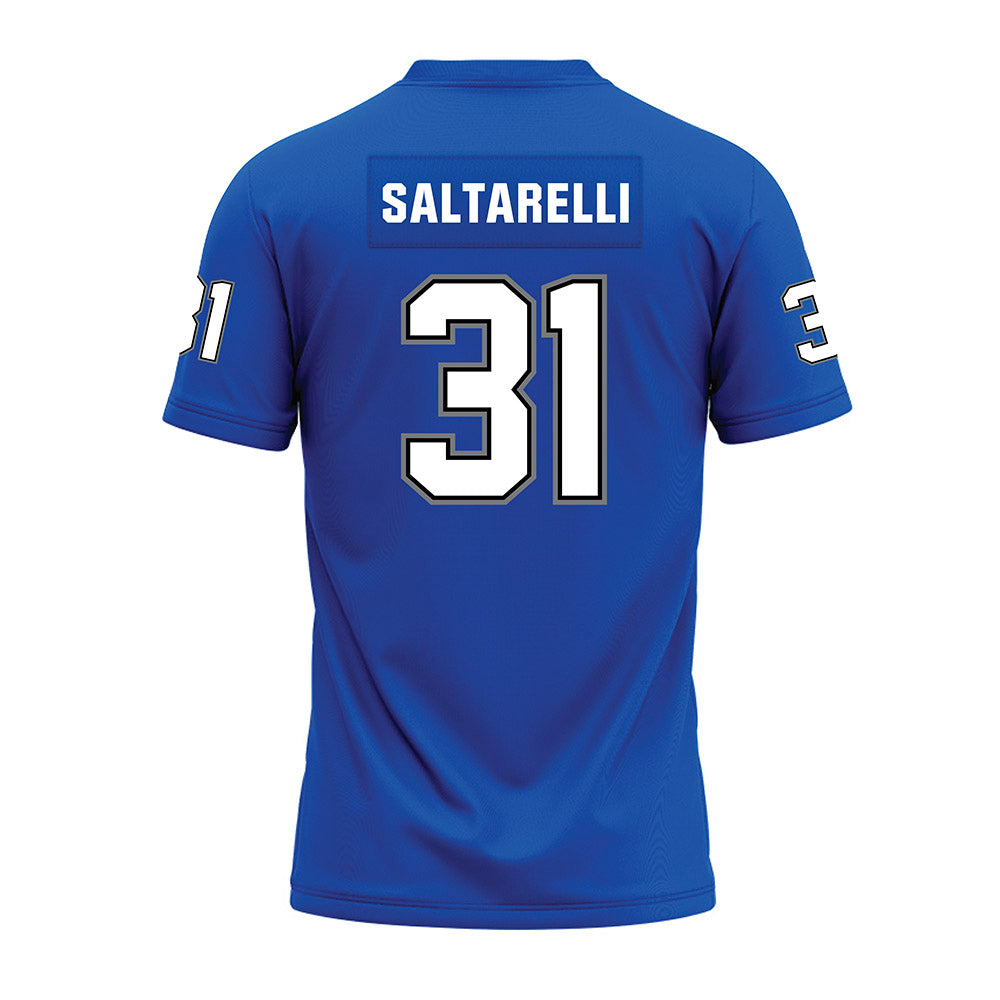 Buffalo - NCAA Football : Drake Saltarelli - Blue Premium Football Jersey