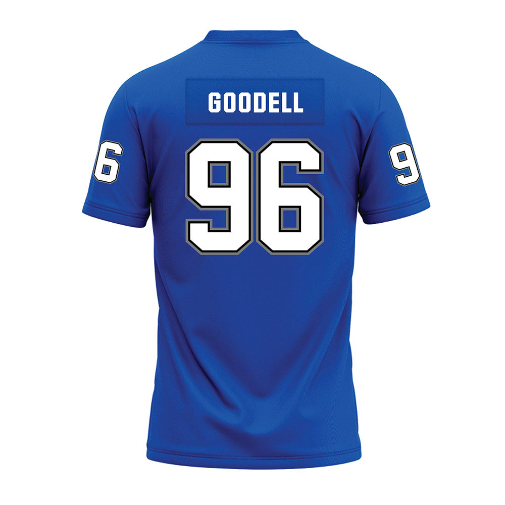 Buffalo - NCAA Football : Charlton Goodell - Blue Premium Football Jersey