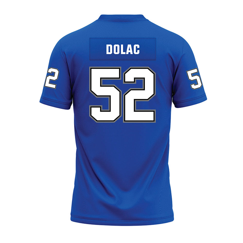 Buffalo - NCAA Football : Shaun Dolac - Blue Premium Football Jersey