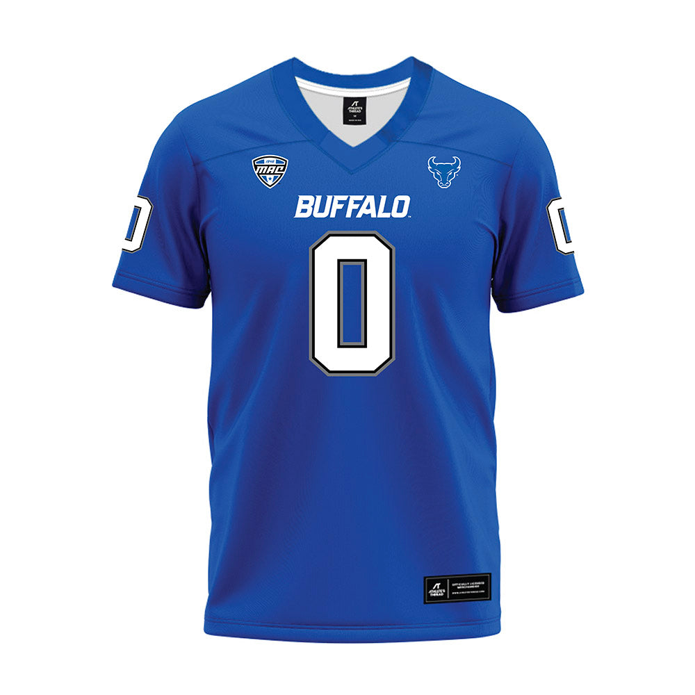 Buffalo - NCAA Football : Kobe Stewart - Blue Premium Football Jersey-0