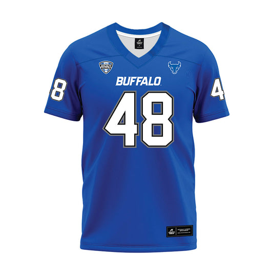 Buffalo - NCAA Football : Carson Selee - Blue Premium Football Jersey