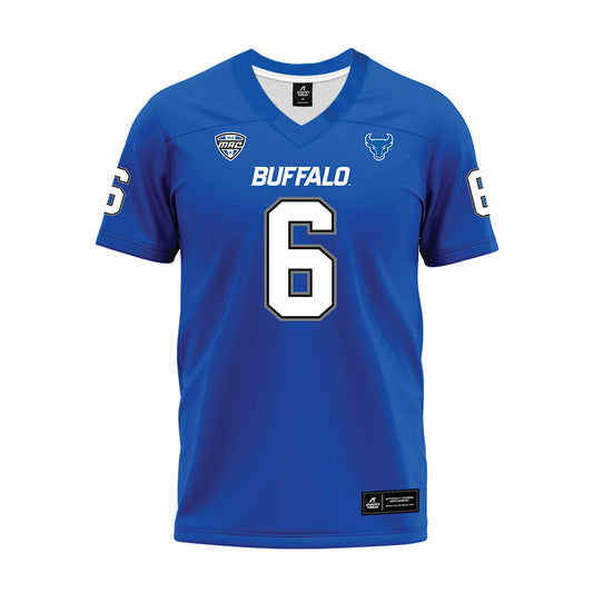 Buffalo - NCAA Football : Miles Greer - Blue Premium Football Jersey-0
