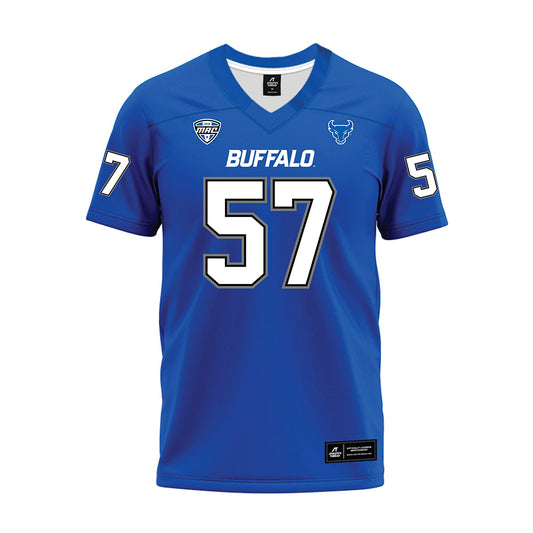 Buffalo - NCAA Football : Carson Selee - Blue Premium Football Jersey-0