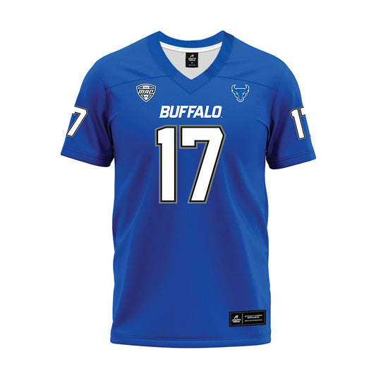 Buffalo - NCAA Football : Nicholas Reed - Blue Premium Football Jersey-0