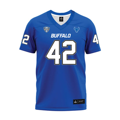 Buffalo - NCAA Football : mitchell viviano - Blue Premium Football Jersey