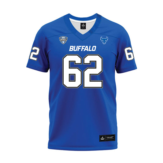 Buffalo - NCAA Football : Paul Clark - Blue Premium Football Jersey