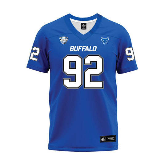 Buffalo - NCAA Football : Luke Yau Gayle - Blue Premium Football Jersey