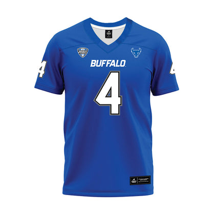 Buffalo - NCAA Football : Jonathan Capo - Blue Premium Football Jersey
