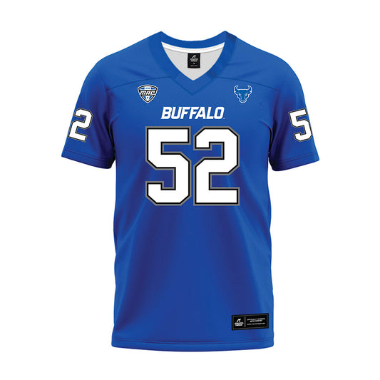 Buffalo - NCAA Football : Jake Timm - Blue Premium Football Jersey-0