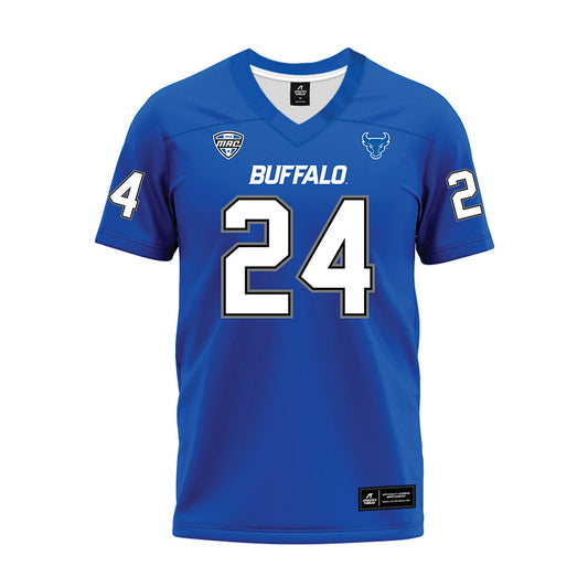 Buffalo - NCAA Football : James McNeil jr - Blue Premium Football Jersey