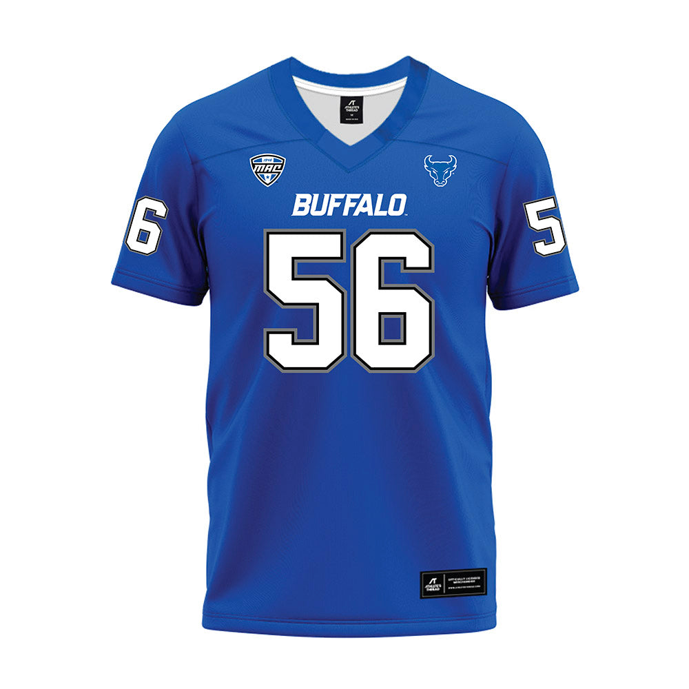 Buffalo - NCAA Football : Matthew Conlin - Blue Premium Football Jersey