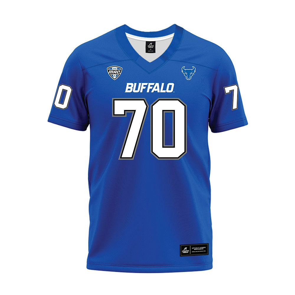 Buffalo - NCAA Football : Robbie Westmiller - Blue Premium Football Jersey-0