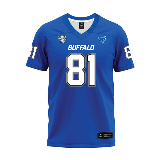 Buffalo - NCAA Football : Aiden Pedreros - Blue Premium Football Jersey-0