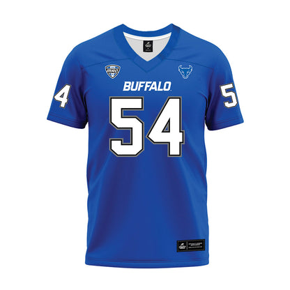 Buffalo - NCAA Football : James Carrington - Blue Premium Football Jersey
