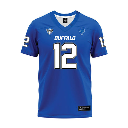 Buffalo - NCAA Football : Nino Hill - Blue Premium Football Jersey-0