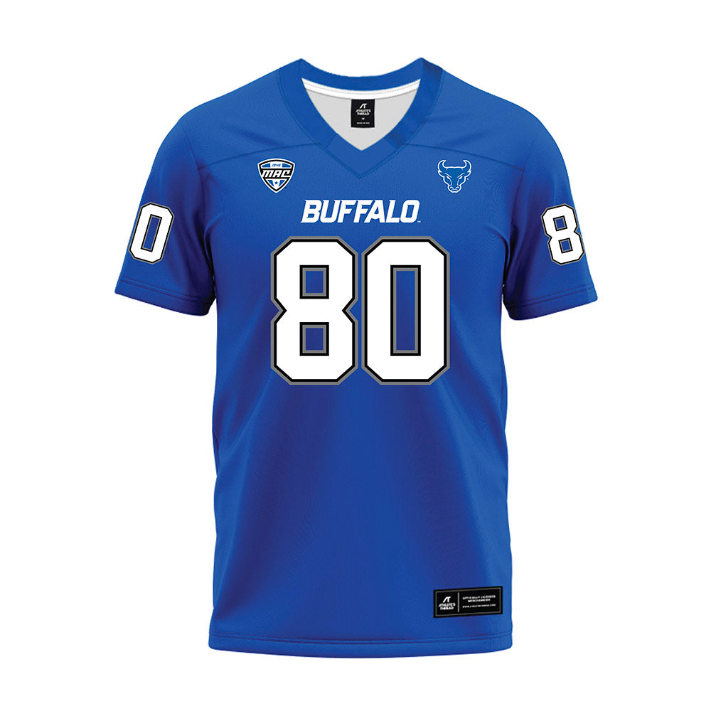Buffalo - NCAA Football : Shamar Riser-Pressley - Blue Premium Football Jersey