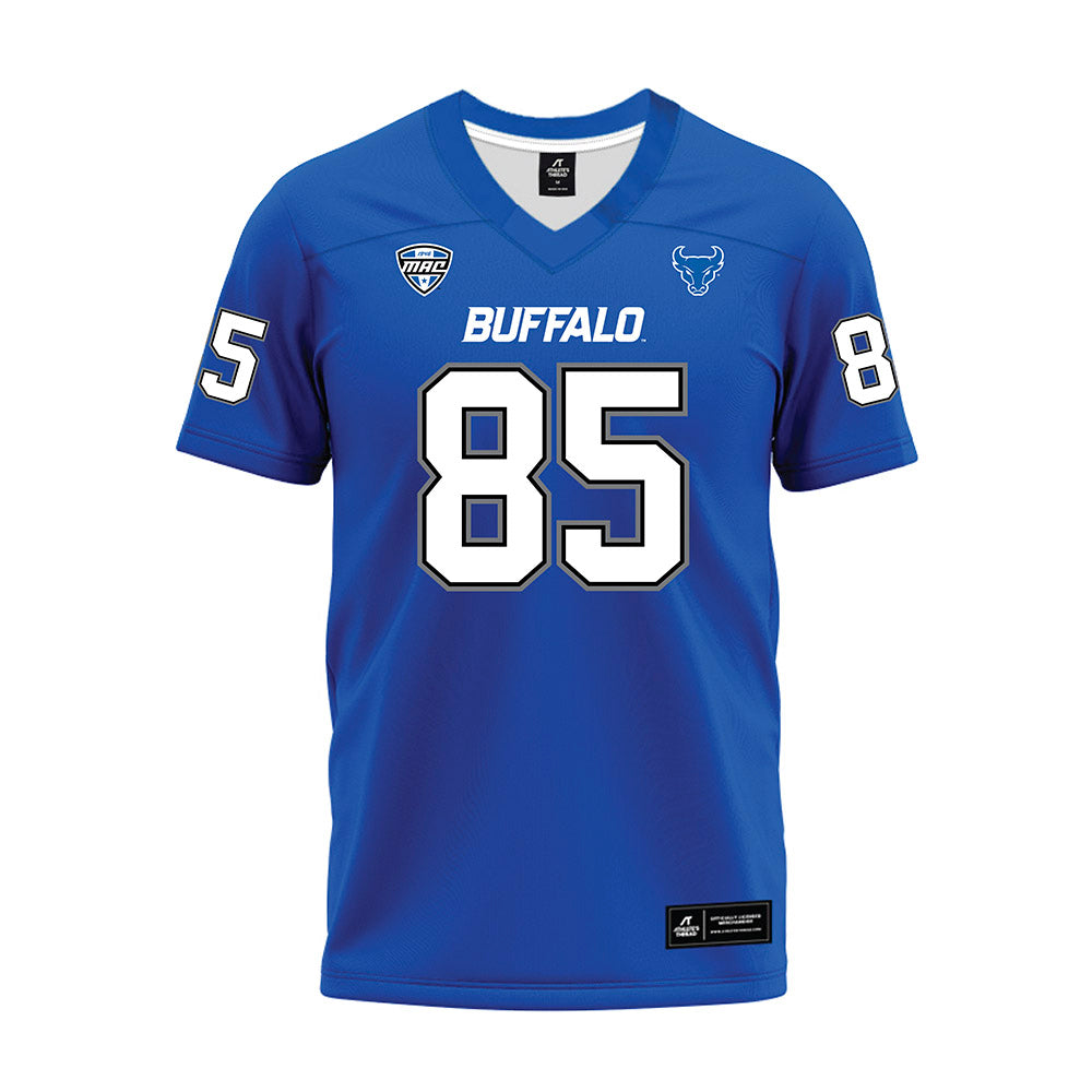 Buffalo - NCAA Football : Andrew Schnackenberg - Blue Premium Football Jersey