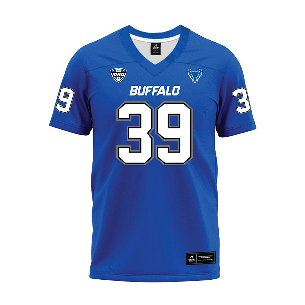 Buffalo - NCAA Football : Mitchell Gonser - Blue Premium Football Jersey-0