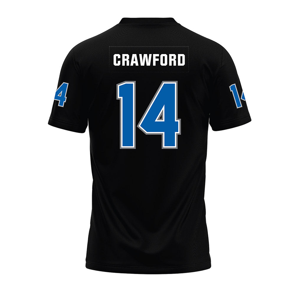 Buffalo - NCAA Football : Mikey Crawford - Black Premium Football Jersey