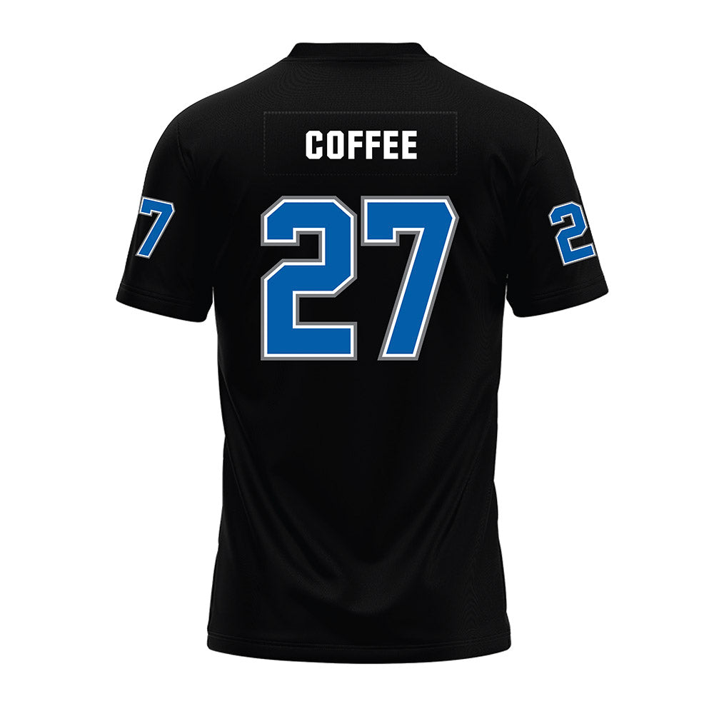 Buffalo - NCAA Football : Davion Coffee - Black Premium Football Jersey-1