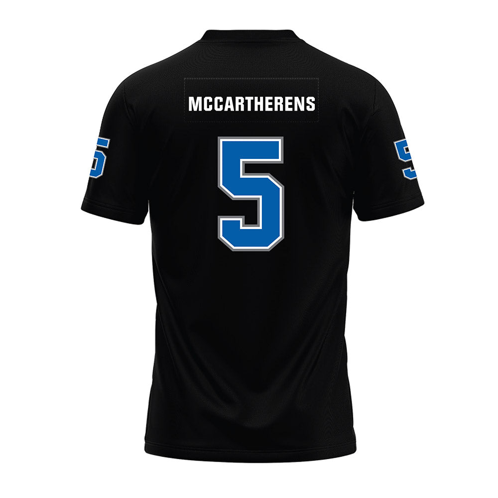 Buffalo - NCAA Football : Charles McCartherens - Black Premium Football Jersey