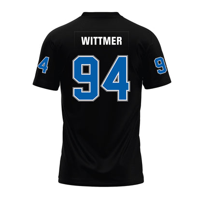 Buffalo - NCAA Football : Noah Wittmer - Black Premium Football Jersey