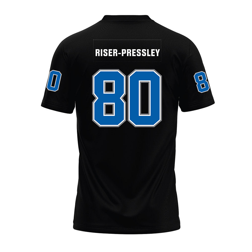 Buffalo - NCAA Football : Shamar Riser-Pressley - Black Premium Football Jersey