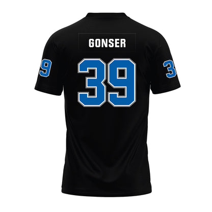 Buffalo - NCAA Football : Mitchell Gonser - Black Premium Football Jersey-1