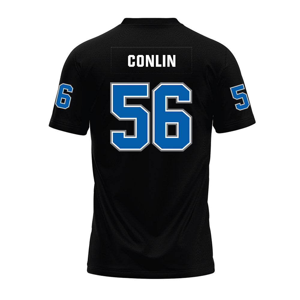 Buffalo - NCAA Football : Matthew Conlin - Black Premium Football Jersey