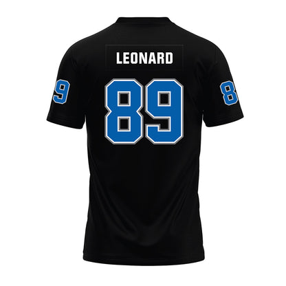 Buffalo - NCAA Football : Nick Leonard - Black Premium Football Jersey