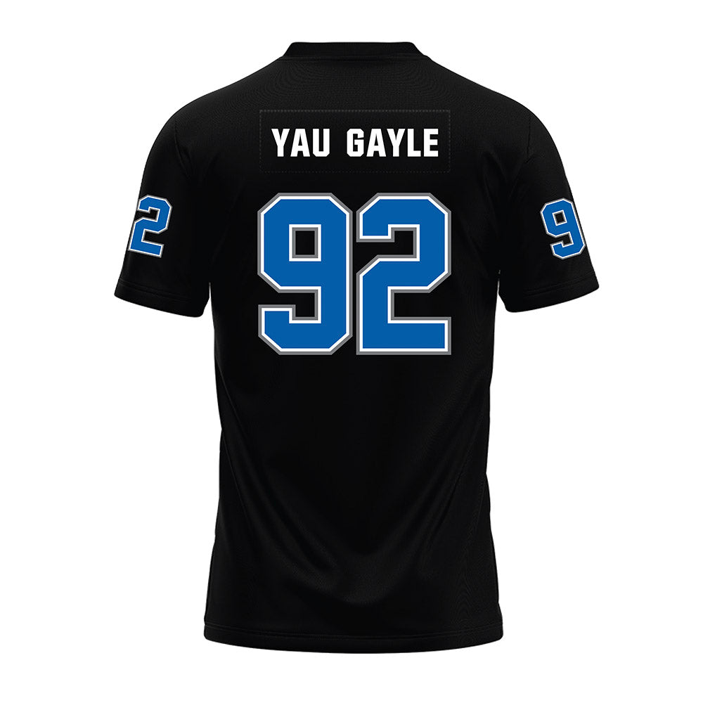 Buffalo - NCAA Football : Luke Yau Gayle - Black Premium Football Jersey