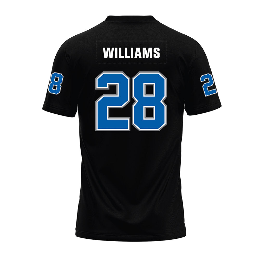 Buffalo - NCAA Football : Shey Williams - Black Premium Football Jersey