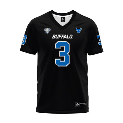 Buffalo - NCAA Football : Oliver Bridges - Black Premium Football Jersey
