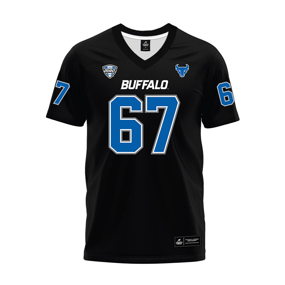 Buffalo - NCAA Football : Alex Heininger - Black Premium Football Jersey
