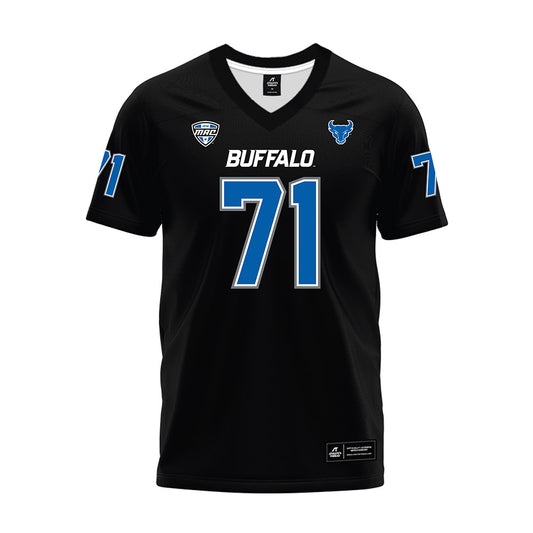 Buffalo - NCAA Football : Caleb Watts - Black Premium Football Jersey-0