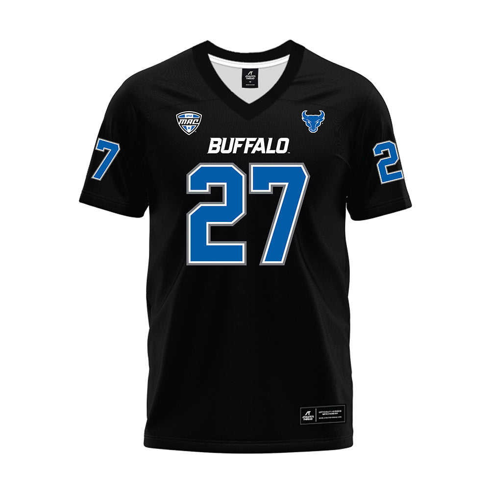 Buffalo - NCAA Football : Davion Coffee - Black Premium Football Jersey-0