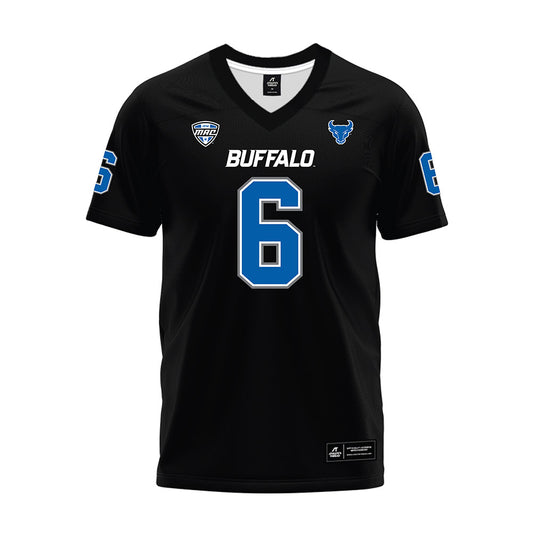 Buffalo - NCAA Football : Miles Greer - Black Premium Football Jersey-0