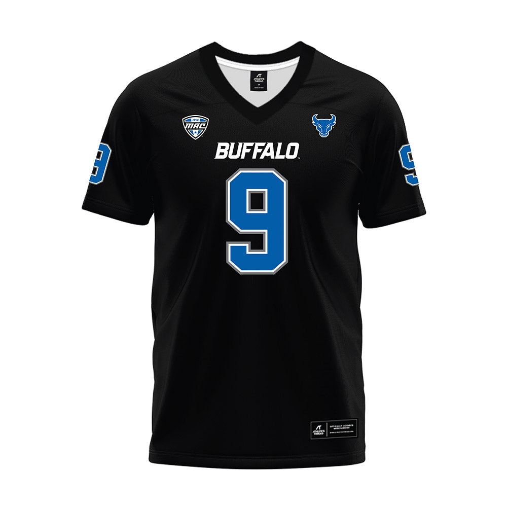 Buffalo - NCAA Football : Gunnar Gray - Black Premium Football Jersey