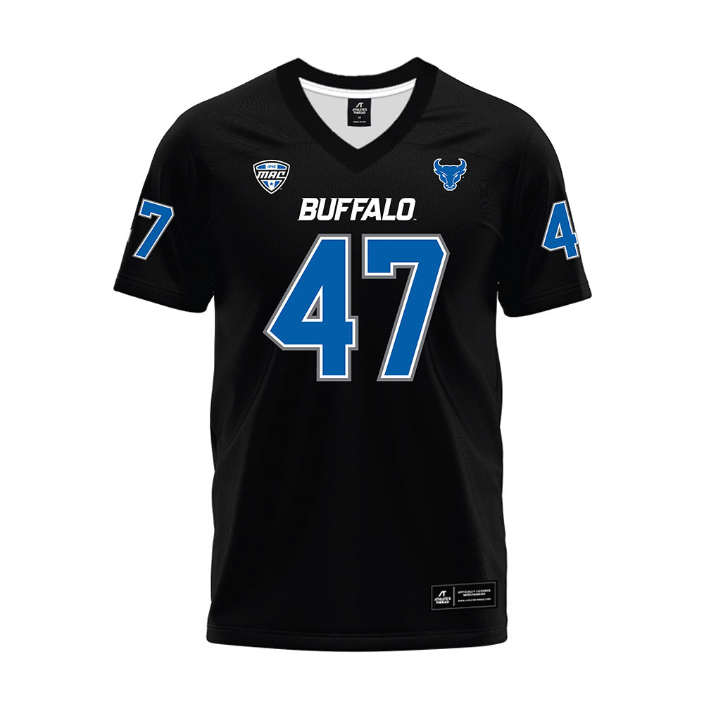 Buffalo - NCAA Football : Christopher Martin - Black Premium Football Jersey