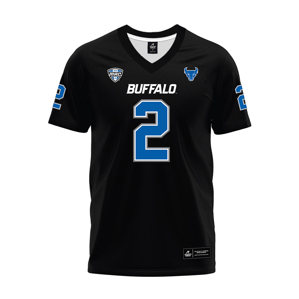 Buffalo - NCAA Football : Taquan Roberson - Black Premium Football Jersey-0