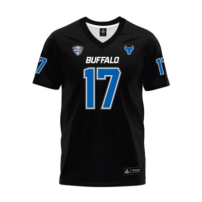 Buffalo - NCAA Football : Nicholas Reed - Black Premium Football Jersey-0