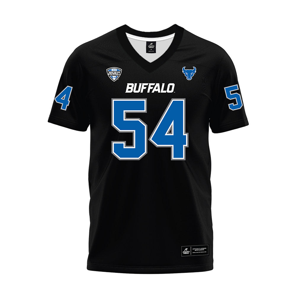 Buffalo - NCAA Football : James Carrington - Black Premium Football Jersey