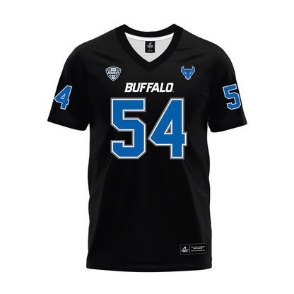 Buffalo - NCAA Football : James Carrington - Black Premium Football Jersey