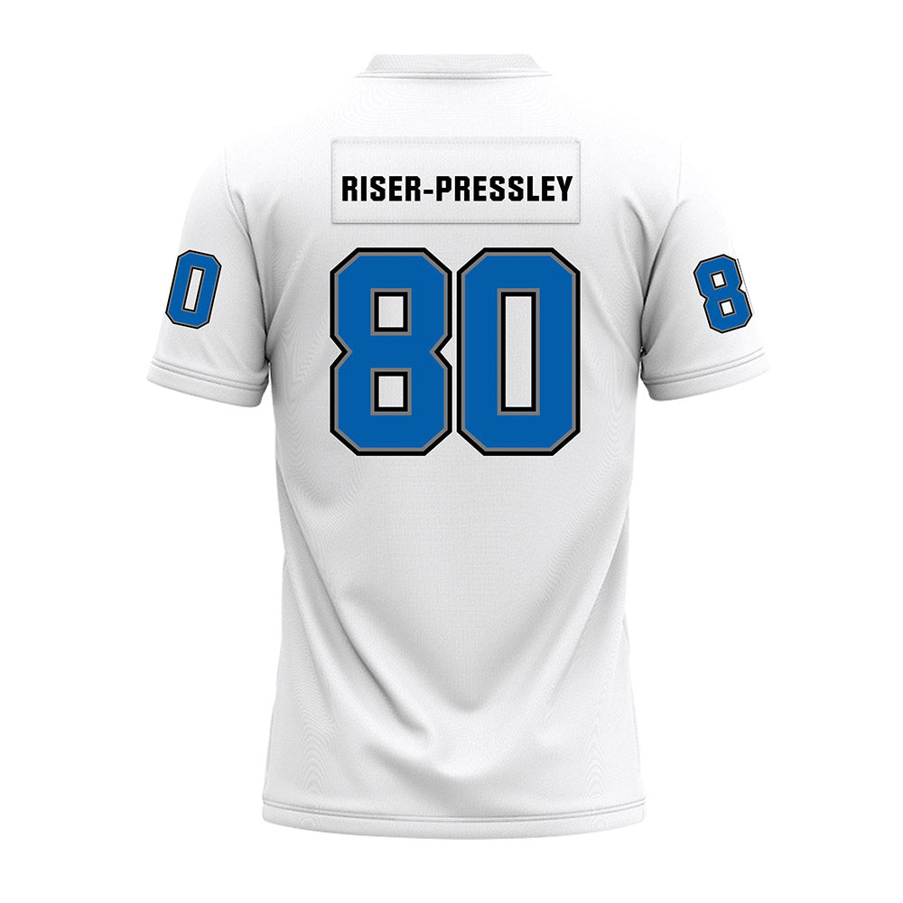Buffalo - NCAA Football : Shamar Riser-Pressley - White Premium Football Jersey