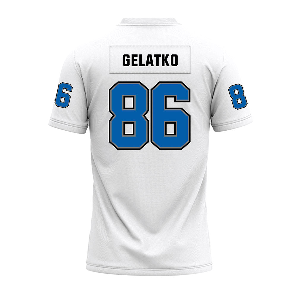 Buffalo - NCAA Football : Michael Gelatko - White Premium Football Jersey-1