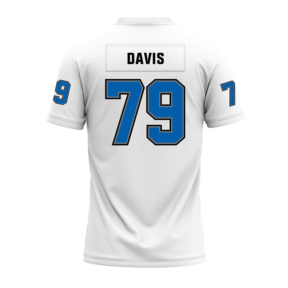 Buffalo - NCAA Football : Cameron Davis - White Premium Football Jersey-1