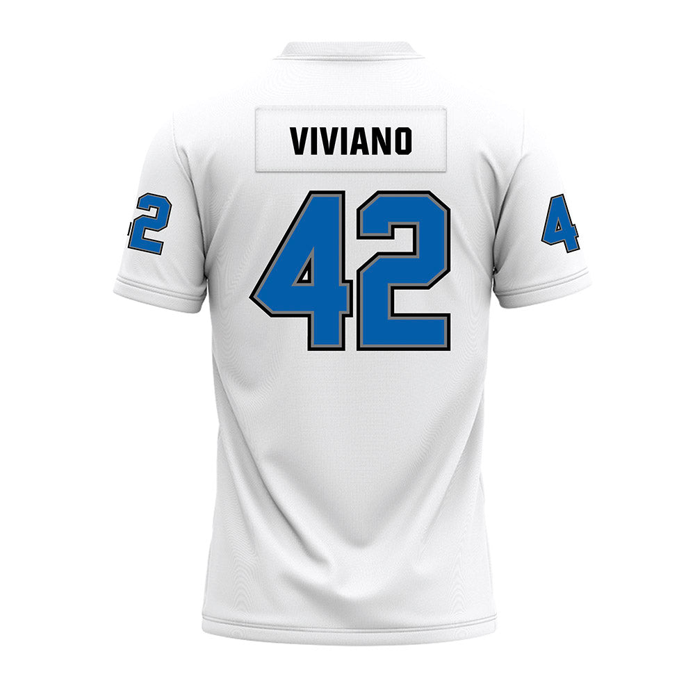 Buffalo - NCAA Football : mitchell viviano - White Premium Football Jersey