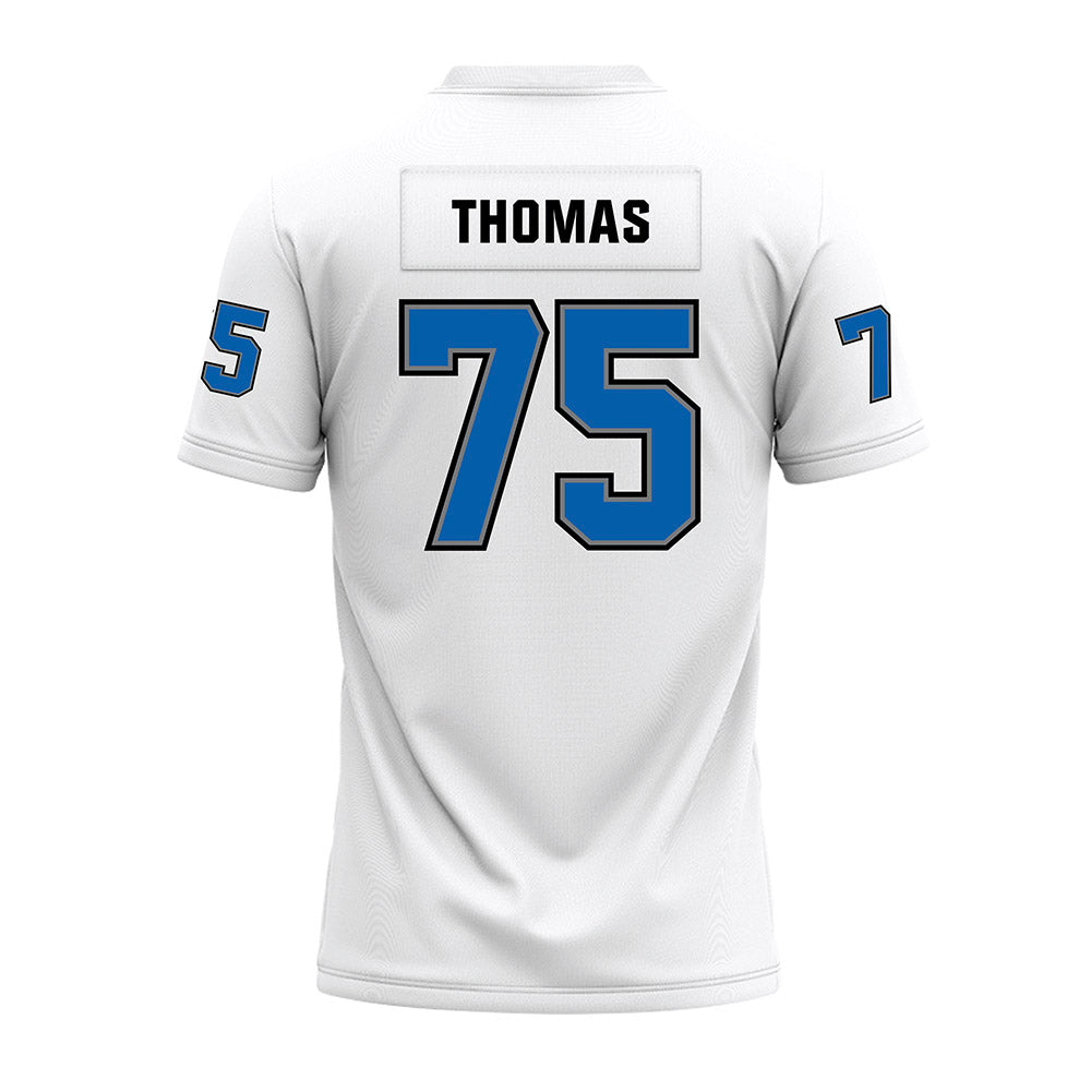 Buffalo - NCAA Football : Ahmaan Thomas - White Premium Football Jersey