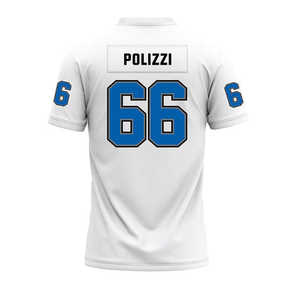 Buffalo - NCAA Football : Dominic Polizzi - White Premium Football Jersey