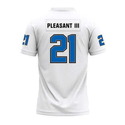 Buffalo - NCAA Football : Eddie Pleasant III - White Premium Football Jersey
